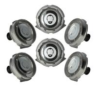 vhbw 6x Têtes de rasoir de remplacement compatible avec Philips RQ1131, RQ1150, RQ1150X, RQ1141, RQ1145, CCRQ1185, RQ1151, RQ1155 rasoir électrique