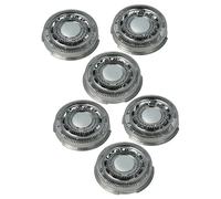 vhbw 6x Têtes de rasoir de remplacement compatible avec Philips S9511, S9521, S9700, S9151, S9161, S9171, S9311, S9371 rasoir électrique, argenté