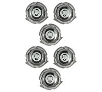 vhbw 6x Têtes de rasoir de remplacement compatible avec Philips SW3700 Star Wars Edition, SW3700/07 StarWars rasoir électrique, noir/argenté