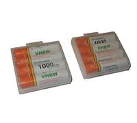 vhbw 8x Batteries AAA micro compatible avec Panasonic KX-UDT111 téléphone fixe sans fil (1000mAh, 1,2V, NiMH)