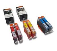 vhbw 8X Cartouches Compatible pour HP Officejet 7000, 6500 A Plus imprimante - Set Cyan, Magenta, Noir, Jaune avec Puce