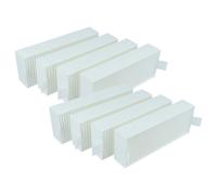 vhbw 8x Filtre compatible avec Siemens EX807LX67E/25, EX807LX67E/20, EX807LX67E/03, EX807LX67E/02, EX807LX67E/01 hotte de cuisine, papier filtre
