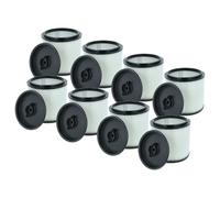 vhbw 8x filtre plissé compatible avec Einhell TE-VC 2230 SACL EX UKCA, 2230 SACL, 2230 SACL EX CH aspirateur à sec/humide - noir / blanc
