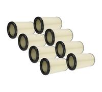 vhbw 8x filtre plissé compatible avec Kärcher NT 601, NT 602, NT 802 I, NT 200, NT 602 LP aspirateur - blanc/argenté/bleu