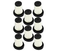 vhbw 8x filtre plissé plat compatible avec ETA Moneto 2449 aspirateur sans fil à batterie - Élément filtrant