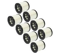 vhbw 8x filtre plissé remplacement pour Dewalt DCV5801H, DCV5801H-XJ pour aspirateur - noir/blanc