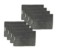 vhbw 8x Filtres à charbon actif compatible avec Bosch DKE955A00 DKE955A hotte aspirante - 30 x 21,5 x 3 cm