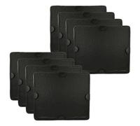 vhbw 8x Filtres à charbon actif compatible avec Miele Puristic Duo, Puristic Eco, Puristic CA, Puristic Canto hotte aspirante - 29 x 24,5 x 2 cm