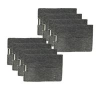 vhbw 8x Filtres à charbon actif compatible avec Neff D8930 STAINLESS-STEEL D8930N0GB00, DK 11 D8610S001 hotte aspirante - 30 x 21,5 x 3 cm