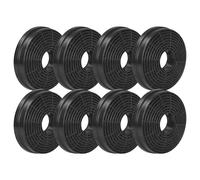 vhbw 8x Filtres à charbon actif remplacement pour Bomann KF563 pour hotte aspirante - 10,5 cm