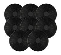 vhbw 8x Filtres à charbon actif remplacement pour Klarstein 10027530, CGCH2, 10027711, 10030983, K10001 pour hotte aspirante - 17,5 cm