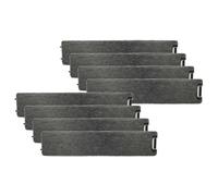 vhbw 8x Filtres à charbon actif remplacement pour Miele 0411503, 4114500, 4114501, 4114503, 4114502, DKF4 pour hotte aspirante - 50 x 10,4 x 3 cm