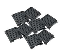 vhbw 8x Filtres compatible avec Liebherr CBNbdc 5733-20B, CBNbdc 5733-20A, CBNbdc 573i-22A, CBNbsa 5753-20A réfrigérateur - Filtre à charbon actif