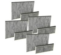 vhbw 8x filtres compatible avec Neff D65IHM1S0B/01, D65IHM1S0B, D65IHM1S0/01, D65IHM1S0, D65IBE1S0B/01 hotte aspirante - 2x filtre à charbon actif