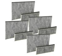 vhbw 8x filtres remplacement pour Siemens 8720094252209, 11018700, 11021284, 17000965, LZ10AKA00 pour hotte aspirante - 2x filtre à charbon actif