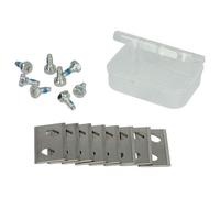 vhbw 8x Lames compatible avec Robomow RK 1000 Pro | RK 1000, RK 2000 tondeuse - Lames de rechange, argenté, acier chrome-carbone