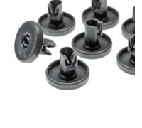 vhbw 8x Roulette pour panier inférieur compatible avec Juno JSI4362, JSI5462, JSV4360, JSV5960, SSI361W lave-vaisselle - Diamètre 40 mm