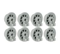 vhbw 8x Roulette pour panier inférieur compatible avec Siemens lave-vaisselle - Diamètre 35 mm