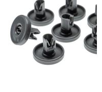 vhbw 8x Roulette pour panier inférieur compatible avec Zanussi ZDF131, ZDF2010, ZDF201, ZDF2020, ZDF2015 lave-vaisselle - Diamètre 40 mm