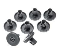 vhbw 8x Roulette pour panier inférieur compatible avec Zanussi ZDF302