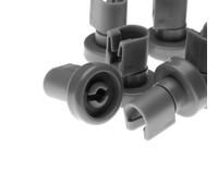 vhbw 8x Roulette pour panier supérieur compatible avec Boretti Corbero Bluesky Carma Arthur Martin Bendix lave-vaisselle - Diamètre 25 mm