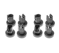 vhbw 8x Roulette pour panier supérieur compatible avec Firenzi Ideal Ikea/Whirlpool Group lave-vaisselle - Diamètre 25 mm