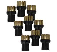 vhbw 9x brosse arrondie compatible avec Kärcher SC 2.500, SC 2.550 C, SC 1 YELLOW, SC 1 PREMIUM YELLOW, SC 2 nettoyeur vapeur - Brosse à vapeur