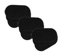 vhbw 9x Filtre à charbon actif compatible avec Seb Simply Invents Friteuse - 6,5 x 9,1 x 0,9 cm