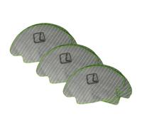 vhbw 9x parquet carrelage compatible avec iRobot Roomba i7, J7, s9 aspirateur robot - tampon microfibre, lingette pour lavage 18 x 14,5 cm
