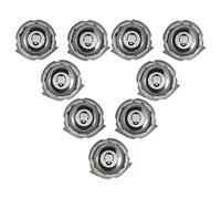 vhbw 9x Têtes de rasoir de remplacement compatible avec Philips 1000 Series (S1xxx), S1100, 3000 Series (S3xxx), S1110 rasoir électrique, argenté