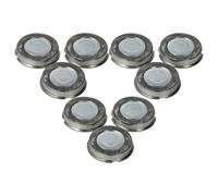 vhbw 9x Têtes de rasoir de remplacement compatible avec Philips HQ4830, HQ484, HQ4825, HQ4826, HQ4821, HQ4822, HQ482 rasoir électrique, argenté