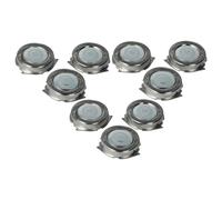vhbw 9x Têtes de rasoir de remplacement compatible avec Philips HQ6405, HQ6415, H802, H803, HQ6423, HQ135, HQ136, HQ130 rasoir électrique, argenté