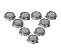 vhbw 9x Têtes de rasoir de remplacement compatible avec Philips HQ6405, HQ6415, H802, H803, HQ6423, HQ135, HQ136, HQ130 rasoir électrique, argenté