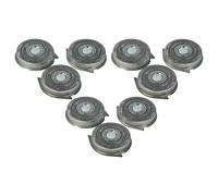 vhbw 9x Têtes de rasoir de remplacement compatible avec Philips HQ9170, HQ9190, PT920, HQ9199 rasoir électrique, argenté