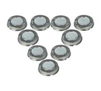 vhbw 9x Têtes de rasoir de remplacement compatible avec Philips HS550, HS555, HS655, HS 355B, HS536, HS540, HS360, HS545 rasoir électrique, argenté