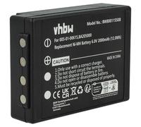 vhbw Accu Compatible avec radiocommande de Grue-Remplacement pour HBC BA225030, BA226030, 005-01-00615, FuB05XL, FuB5AA, Fub9NM (2000mAh, 6V, NiMH)