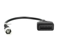 vhbw Adaptateur 3 broches vers OBD2 16 pin compatible avec Yamaha YS-125, XMAX 400, XMAX 300, XMAX 125, NMAX 125, MT-125, Delight 125 Motos - 0,4 m