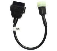 Vhbw Adaptateur 6 Pin Vers Obd2 16 Pin Compatible Avec Ktm 690 Duke (Depuis 2011), 690 Enduro, 690 Smc, 690 Supermoto, Lc8 990 Motos - 20 Cm