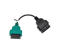 vhbw Adaptateur A1 OBD1 16 Pin vers OBD2 Compatible avec Alfa Romeo 166, Spider, 156, GT, GTV - 17 cm