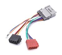 vhbw Adaptateur autoradio ISO compatible avec Chevrolet Corvette 2005-2010