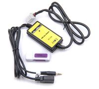 vhbw Adaptateur AUX (USB) autoradios compatible avec Toyota 4Runner 2003-2010, Avalon 2005-2010, Camry 2005-2010