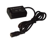 vhbw Adaptateur batterie factice compatible avec Sony Alpha NEX-C3DP, NEX-C3DB, NEX-C3KB, NEX-C3DS, NEX-C3K appareil photo, reflex, numérique, DSLR