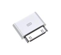 vhbw Adaptateur compatible avec Apple iPod Classic, 30GB, 40GB baladeur numérique smartphone - Câble micro-USB vers connecteur 30 broches, blanc