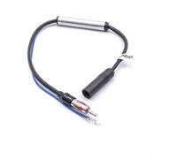 vhbw Adaptateur d'antenne Din (m) vers Din (f) compatible avec Audi, Seat, VW voiture - Amplificateur pour alimentation fantôme, 35 cm