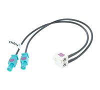 vhbw Adaptateur d'antenne Double Fakra (B) Compatible avec Audi VW RNS510