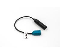 Vhbw Adaptateur D'autoradio Compatible Avec Audi À Partir De 2002 - Adaptateur D'antenne Fakra (F) Vers Din (M) 150 Ohm