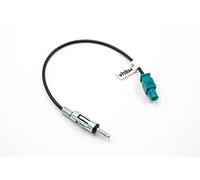 vhbw Adaptateur d'autoradio Compatible avec VW 2002+ env. - Adaptateur d'antenne Fakra (m) vers DIN (m) 150 Ohm