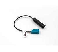 Vhbw Adaptateur D'autoradio Compatible Avec Vw À Partir De 2002 - Adaptateur D'antenne Fakra (F) Vers Din (M) 150 Ohm