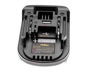 vhbw Adaptateur de Batterie Compatible avec Black & Decker | outils électriques - Adaptateur batteries Li-ion 20 V vers 18 V compatible avec Makita