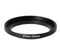 vhbw Adaptateur de Filtre Step-Up 37mm - 43mm pour Objectif d'appareil Photo, métal Noir